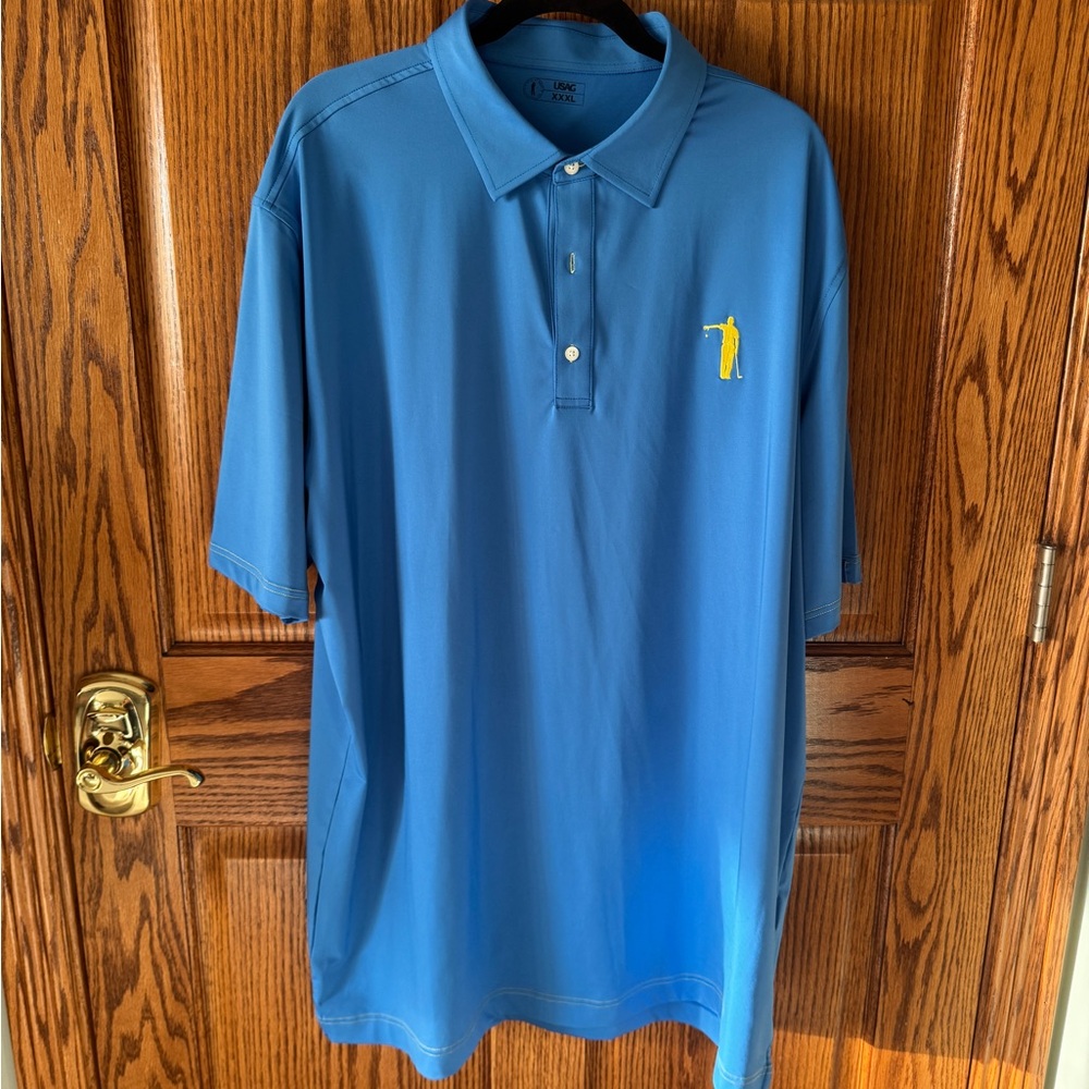 Men's Blue Polo Shirt USAG